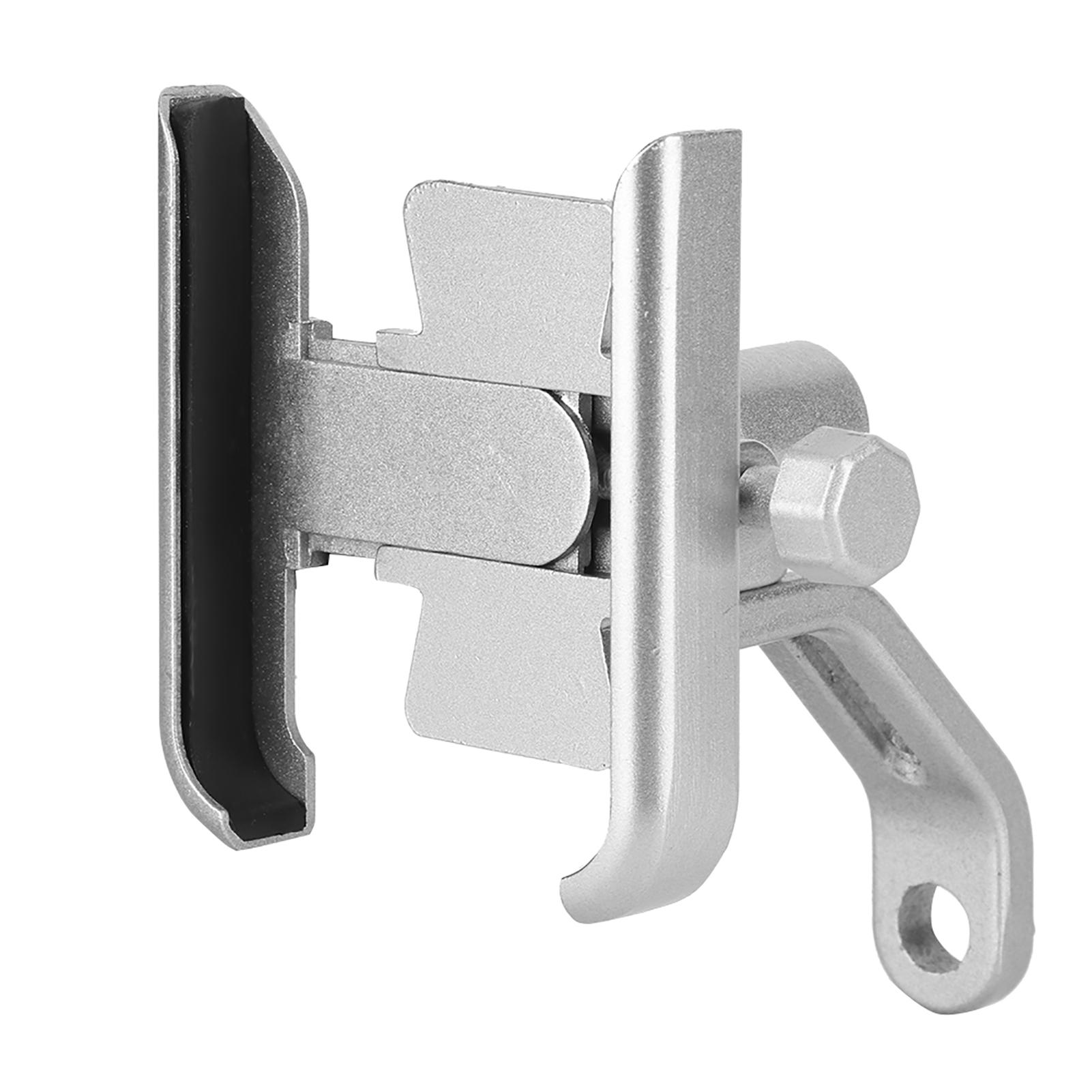 

Universal Aluminum Alloy Motorcycle Phone Holder Stand Bracket Modification Parts(Silver) серебряный