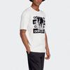 Adidas Originals Trefoil Msg Ss Tee With Earth Logo Men Tops White FM2256