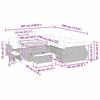 Garden Sofa Set with Cushions 13 Pcs Beige and Light Grey
