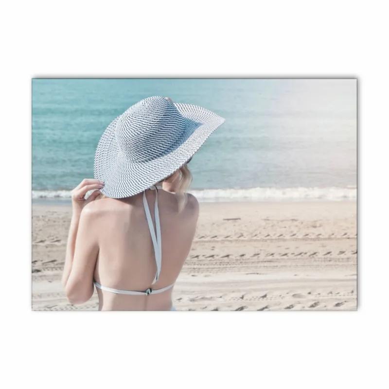 

Nordic Summer Beach Sea Ocean Wall Art Poster, Bridge Leaves, Turtle Seagull Print, Canvas Painting, Vibrant Picture, Home Decor 21x30cm No Framed