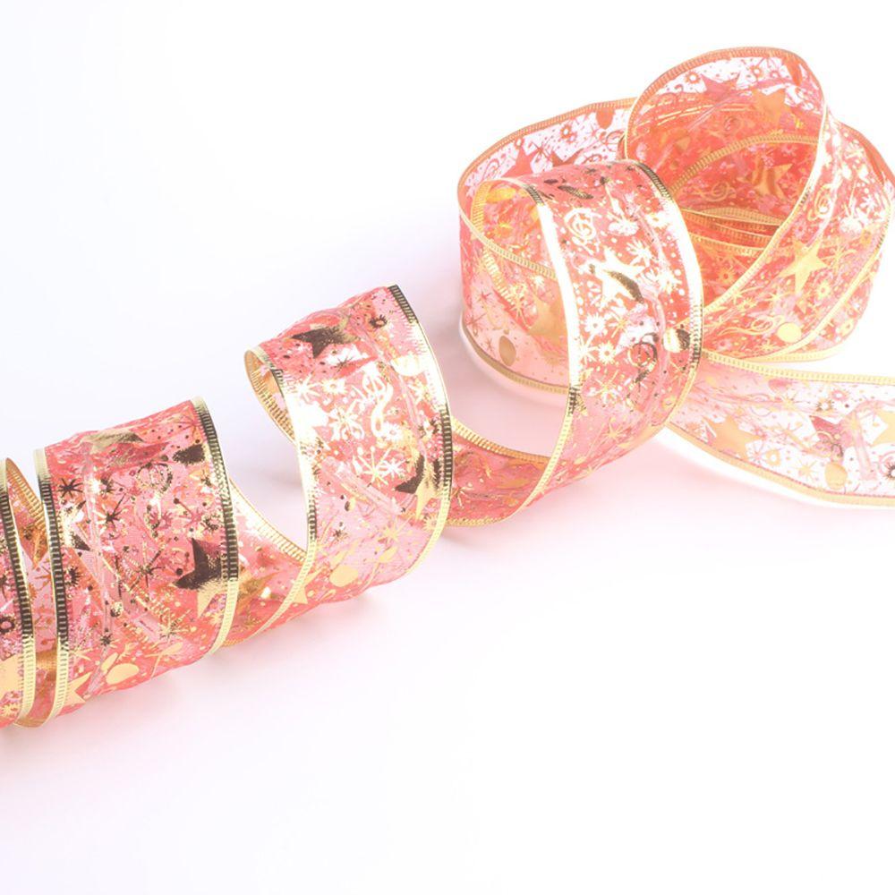 Xmas Tree Ornaments Ribbon Bows Lights LED Lights Christmas Ribbon Christmas Tree Decorations