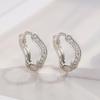 2023 Trendige Unregelmäßige Verdrehte Ohrringe für Frauen: High-End Kalter Stil