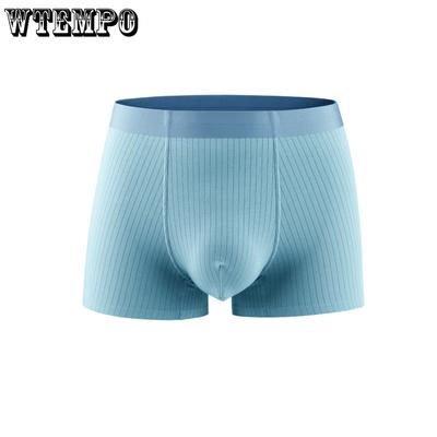 Intimo da uomo antibatterico e senza segni in puro cotone Intimo boxer sportivo traspirante da uomo