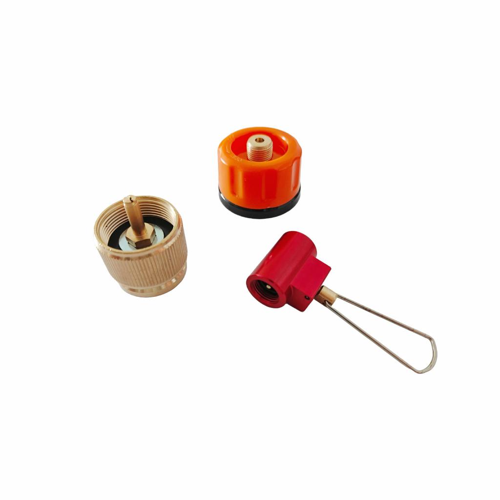 Outdoor Multi-Gas Adapter with Self-Closing Function