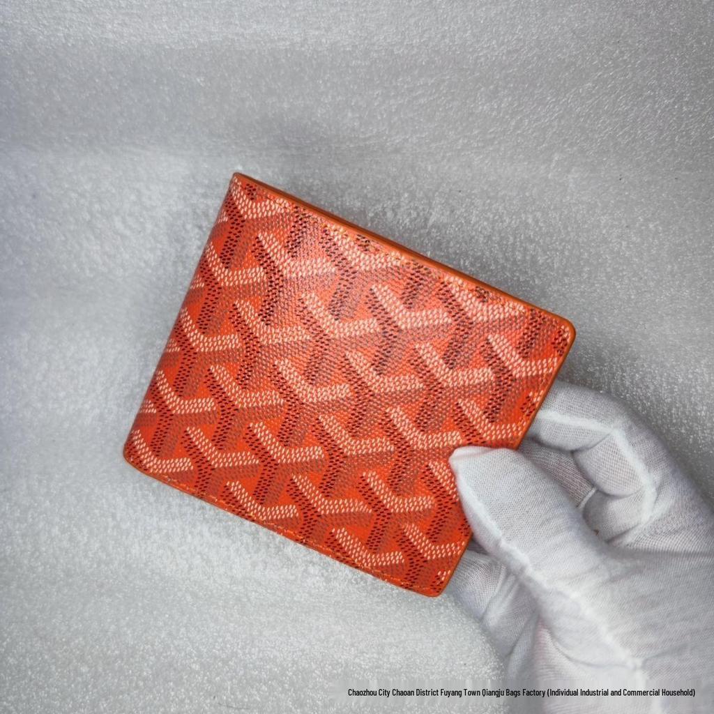 2025 Trendy Dogtooth Wallet: Goyard Style, Multi-Card Slots, Versatile European & American Fashion Accessory.