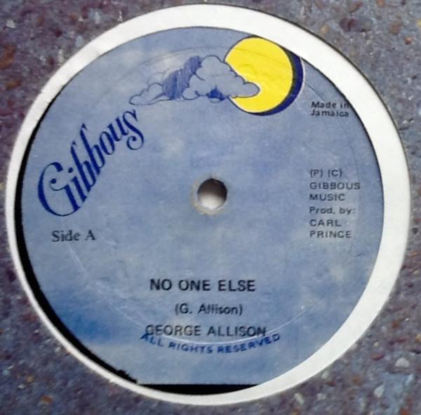 

12inch Record GEORGE ALLISON No One Else GB1158 MAD LADS 1980 US Reggae Ska Dub Used
