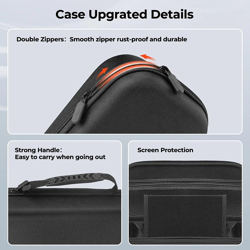 Портативный чехол для Sony PS5 Playstation Portal Eva Hard Case противоударный защитный чехол Портативный чехол для хранения PS Portal чёрный