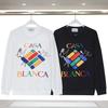 Casablanca Autumn/Winter Celebrity Round Neck Hoodie with Letter Logo Print