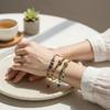 Tibetaanse Multi-Schat Verstelbare Koperen Kralen Armband - Retro Etnische Handgeweven Sieraden