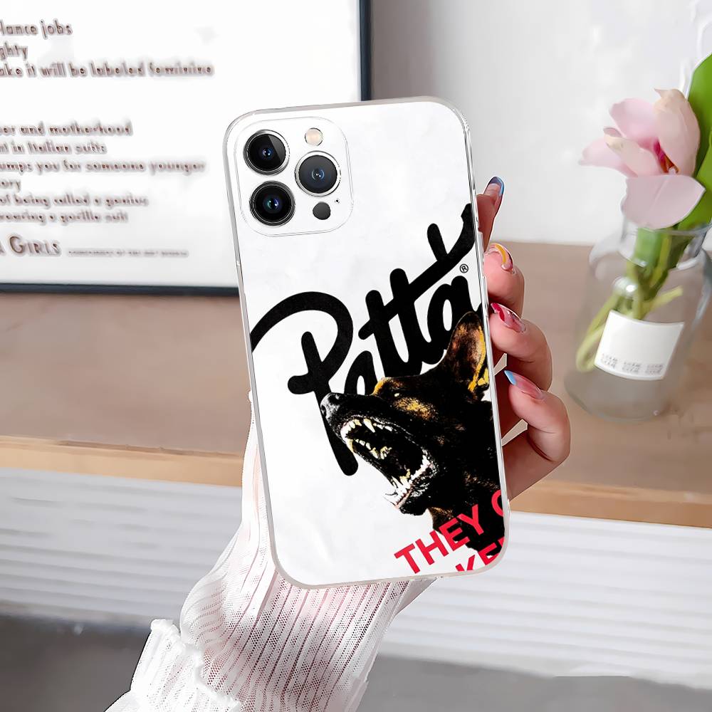 Fashion P-patta For iPhone 17 16 16e 15 14 13 12 11 Pro Max Mini Plus Phone Case