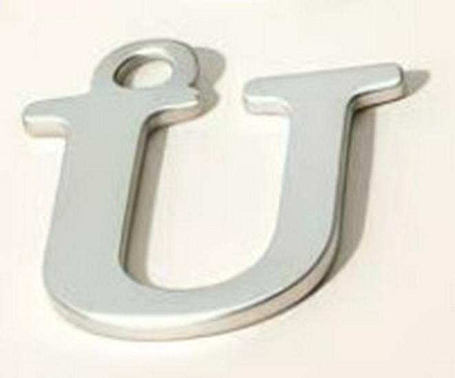 Titanium Steel English Letter Pendant DIY Jewelry - 26 Styles