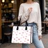 Sweet Heart Pattern Tote Bag Fashion Casual Daily Top Handle Handbag for Women Outdoor Shopping