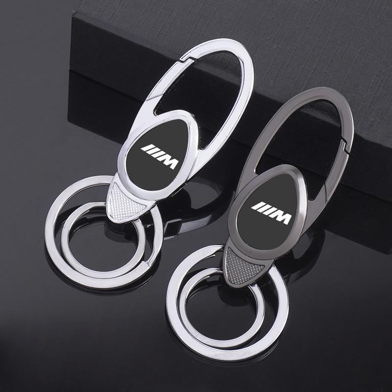 New Fashion All-Metal Alloy Car Emblem Key Chain Key Ring For BMW M Emblem M5 M3 E46 E36 E34 F10 E90 F30 E60 F30 E53 E30 E92 E87 gjvc84