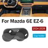KodoLab For Mazda 6e EZ-6 2025 2026 Car Accessories Center Console Drinks Cup Holders Water Bottle Stand Anti-Slip TPE Tray