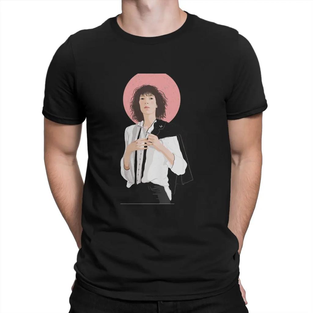 Punk Godmother T Shirt Patti Smith Vintage Tees Short Sleeve Round Neck T-Shirts Cotton Summer Clothes Unisex