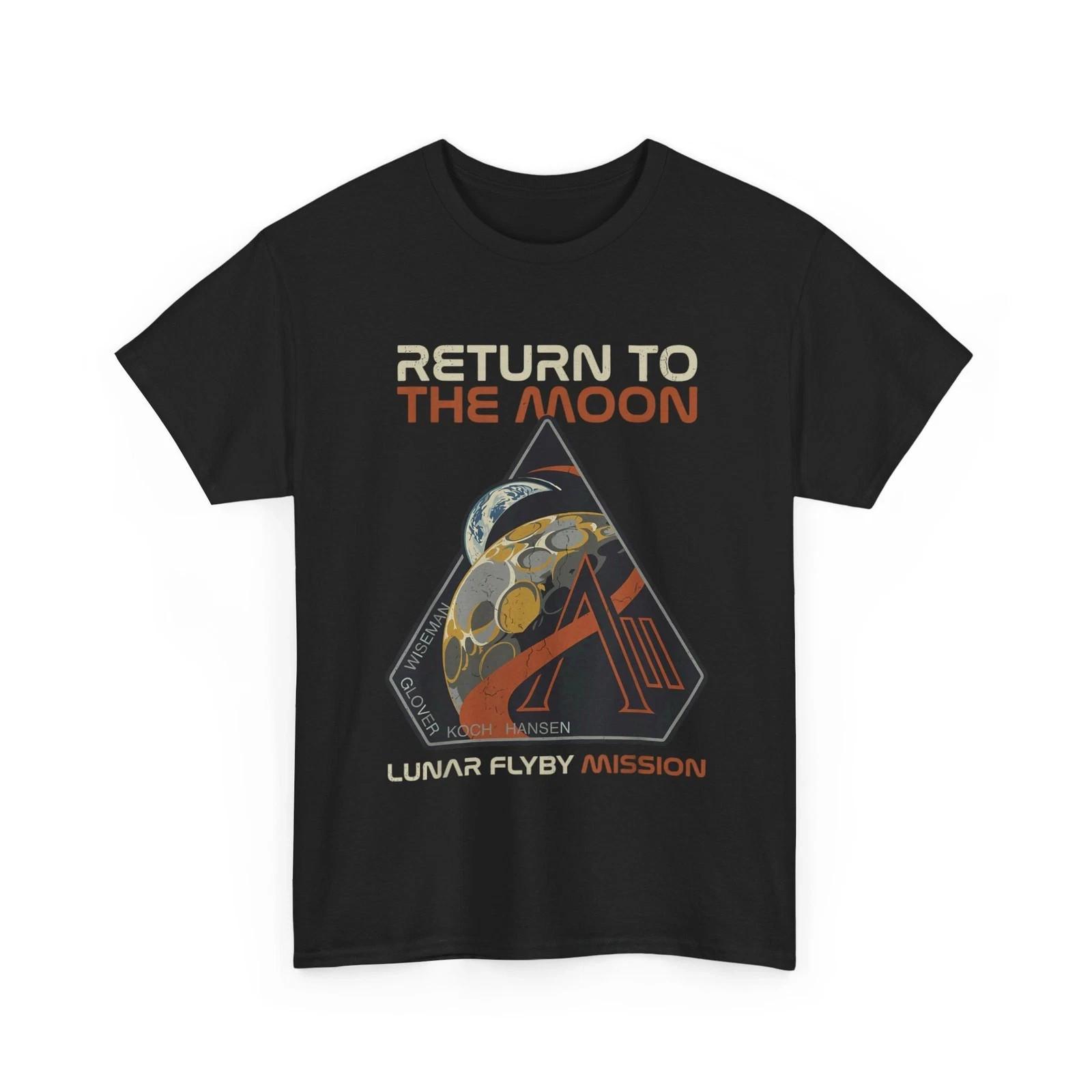 Artemis II Return to The Moon Mission Patch 2026 T-Shirt S