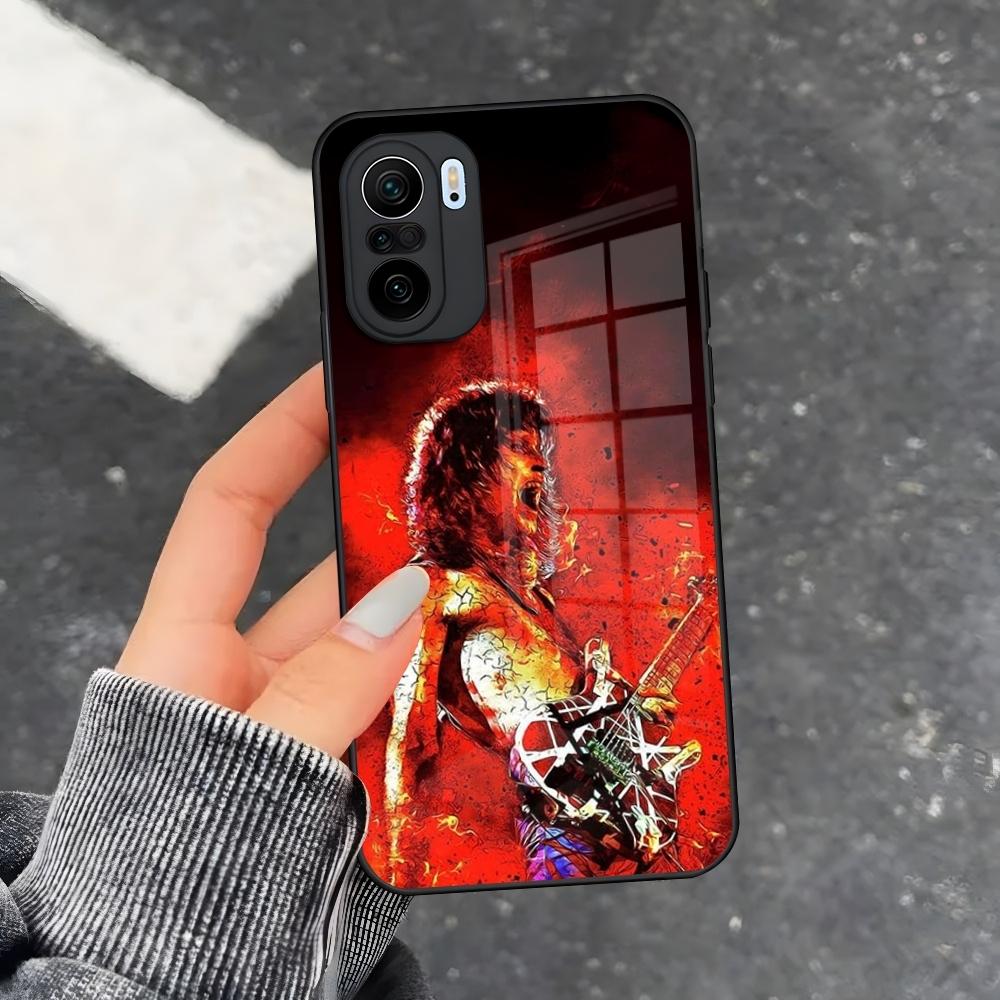 Eddie Van Halen Graphic Guitar Phone Case for Xiaomi 15 14 13 12 X Redmi Note 10 Mi 11 S Lite T Pro ultra glass Cover