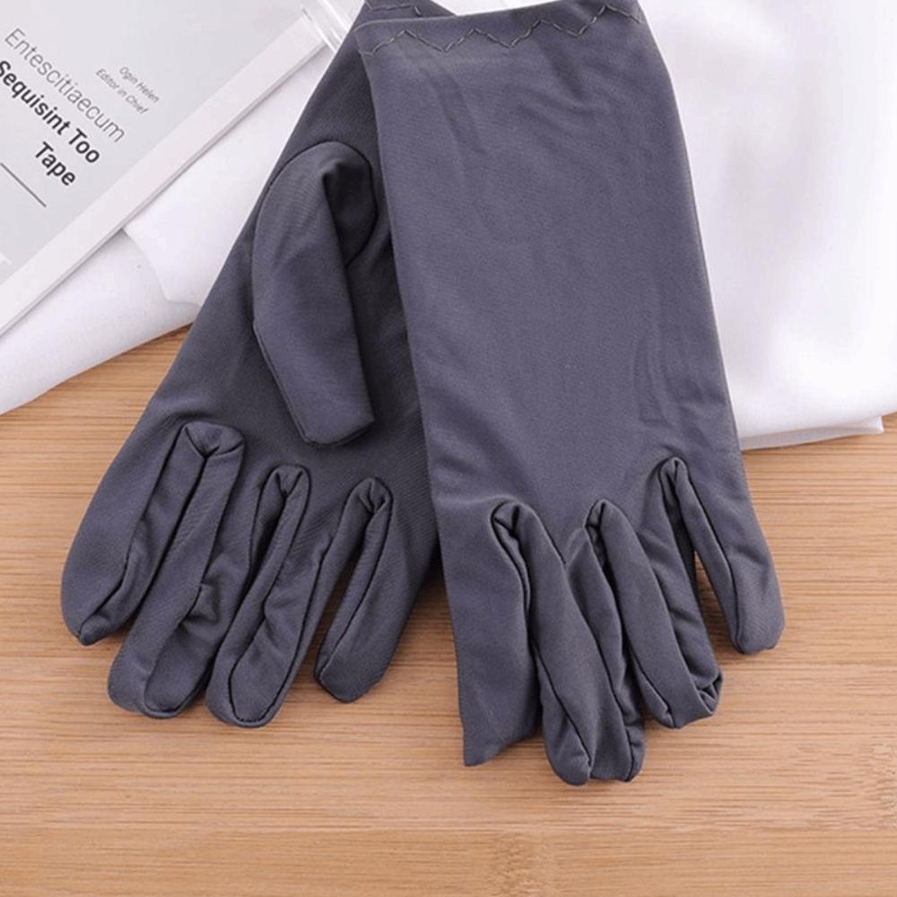 Spandex Pure Color Driving Gloves Sun Protection Mittens Outdoor Sports Gloves Female Gloves