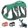 Ham pentru câine din nailon, rezistent la evadare, Hamuri reflectorizante pentru câini, Vestă durabilă pentru animale de companie cu mâner, Reglabil pentru câini mici, medii, mari, Pug