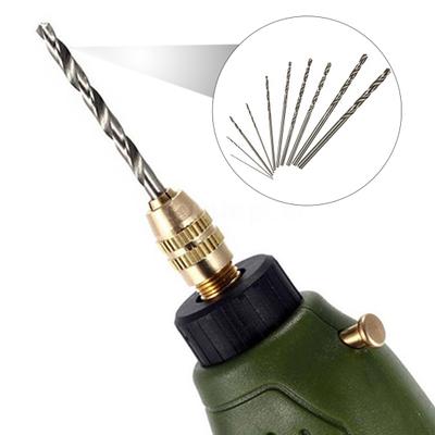 10-teiliges Spiralbohrer-Set, nützlich, starker Stahl, Hochgeschwindigkeits-HSS-Bohrer-Set, DIY-Schleifen