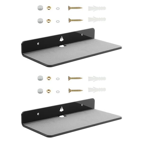 Suport de perete pentru boxe, Raft de afișare acrilic pentru montare pe perete pentru boxă Bluetooth, Cameră web, Telefoane mobile, Jucărie