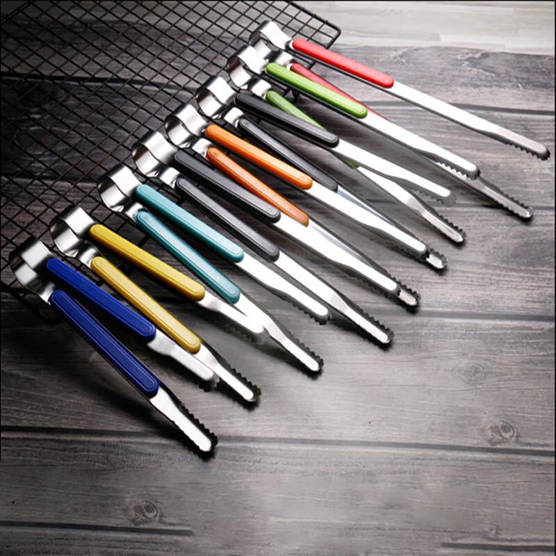 Thickened Stainless Steel Korean BBQ Tongs