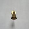 Set of 2 Cone Shade Antique Brass Wall Sconce Lamp Wall Vanity Lamp Bathroom Lamp Fixture 1 Holder Wall Light