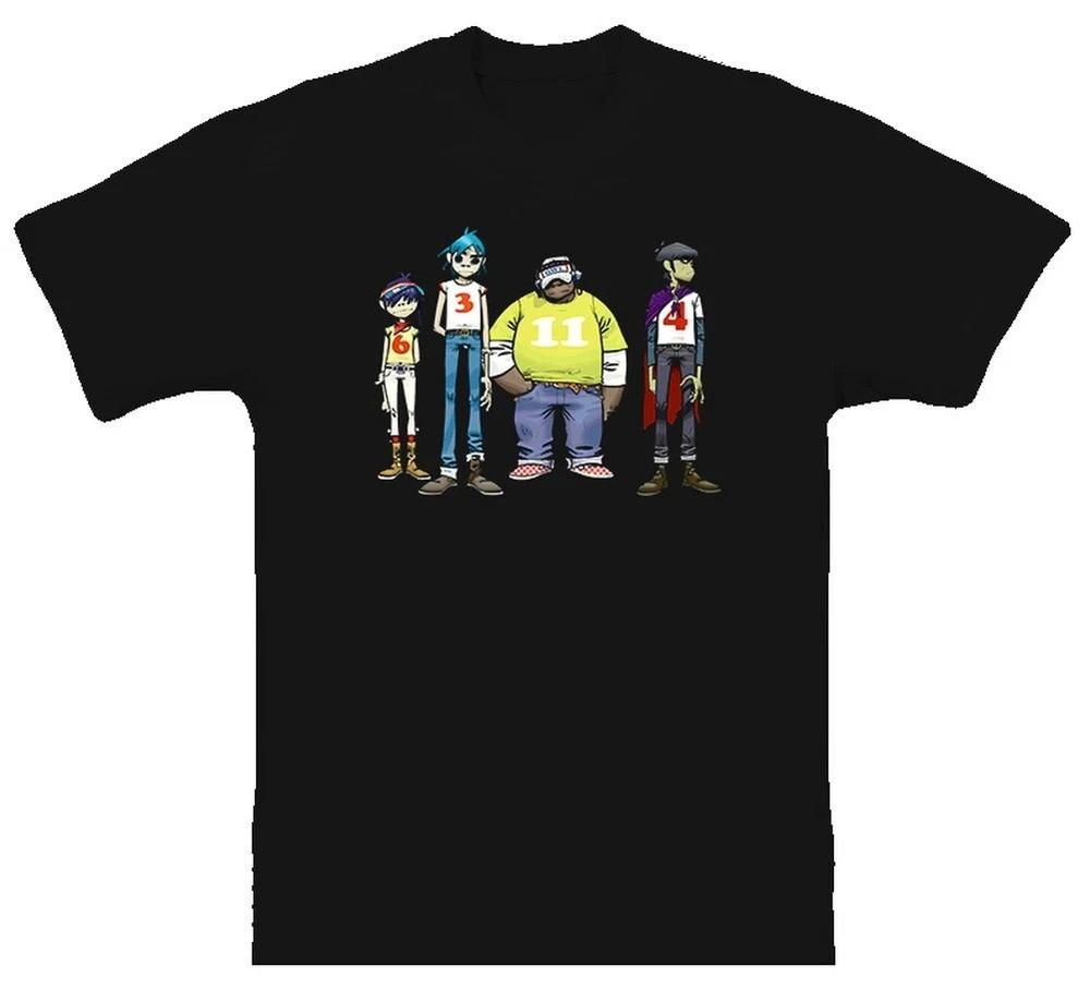 Gorillaz Band Cartoon Group T-Shirt Unisex T-Shirt S