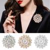 Creative Elegant Crystal Flower Brooches Pearl Rhinestone Brooch Pins Jewelry Charming Jewelry Gifts Women