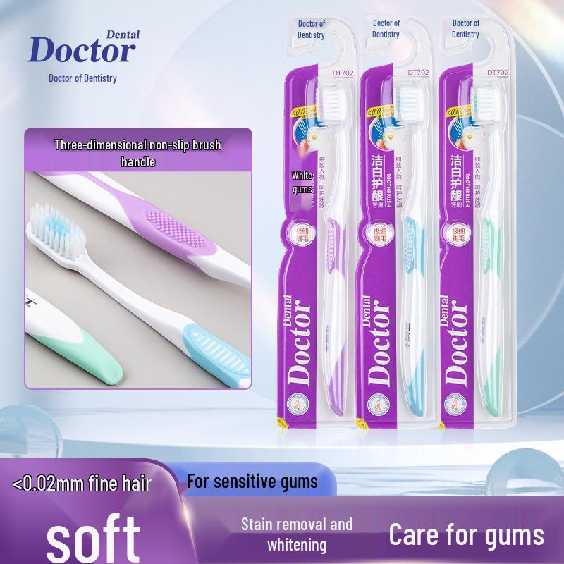 Ya Bo Shi Wide Head Soft Bristle Toothbrush: Gum Care, Family Pack, Home & Student Use