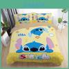 Luxurious 3d Cartoon Stitch Anime Bedding Set With Comforter Cover And Pillowcase