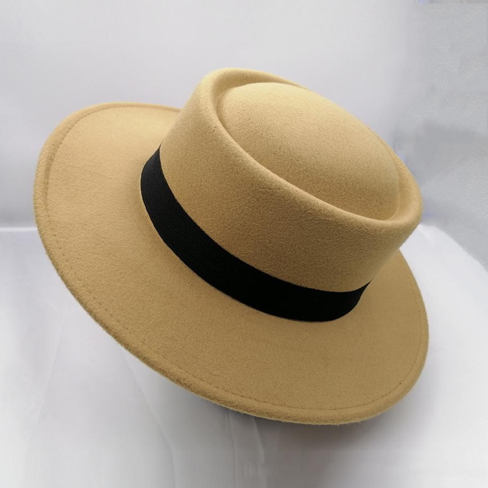 EOZY Fedora Hut Aus Baumwolle - Leichter Filzhut Mit Breiter Krempe Für Herren & Damen