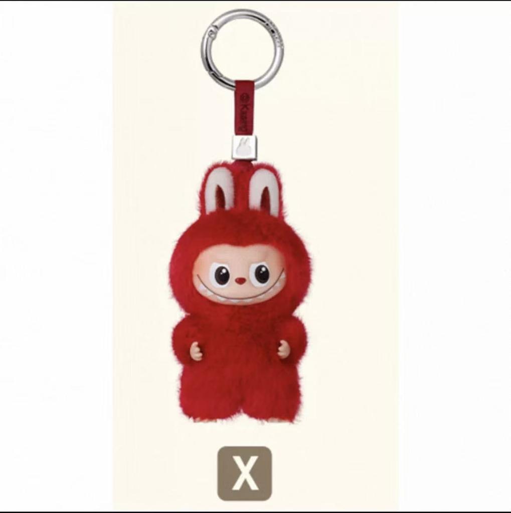Cute Labubu New 4th Gen Mini Vinyl - Face Plush Blind Box: Ideal Backpack Accessory, Keychain & Christmas Gift, Also a Fun Children's Hand Puppet Toy