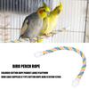 Comfortable Grip Bird Rope Perch Colorful Design Bendy Cotton Perch  For Parrots