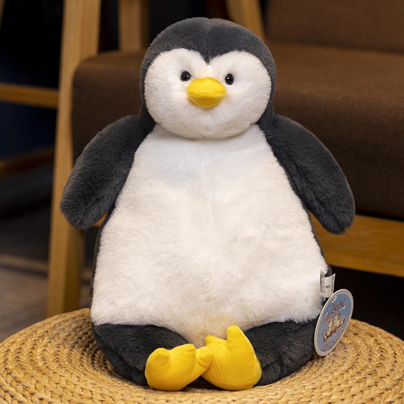 Lazy Penguin Plush Toy Pillow Doll Backrest Cushion Sleeping Companion Gift Girl