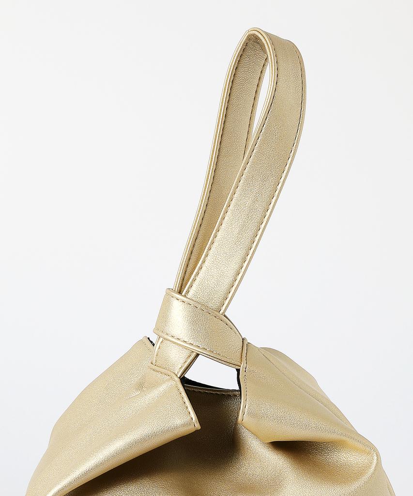 Yellowstone Dumpling Wrist Bag - Gold