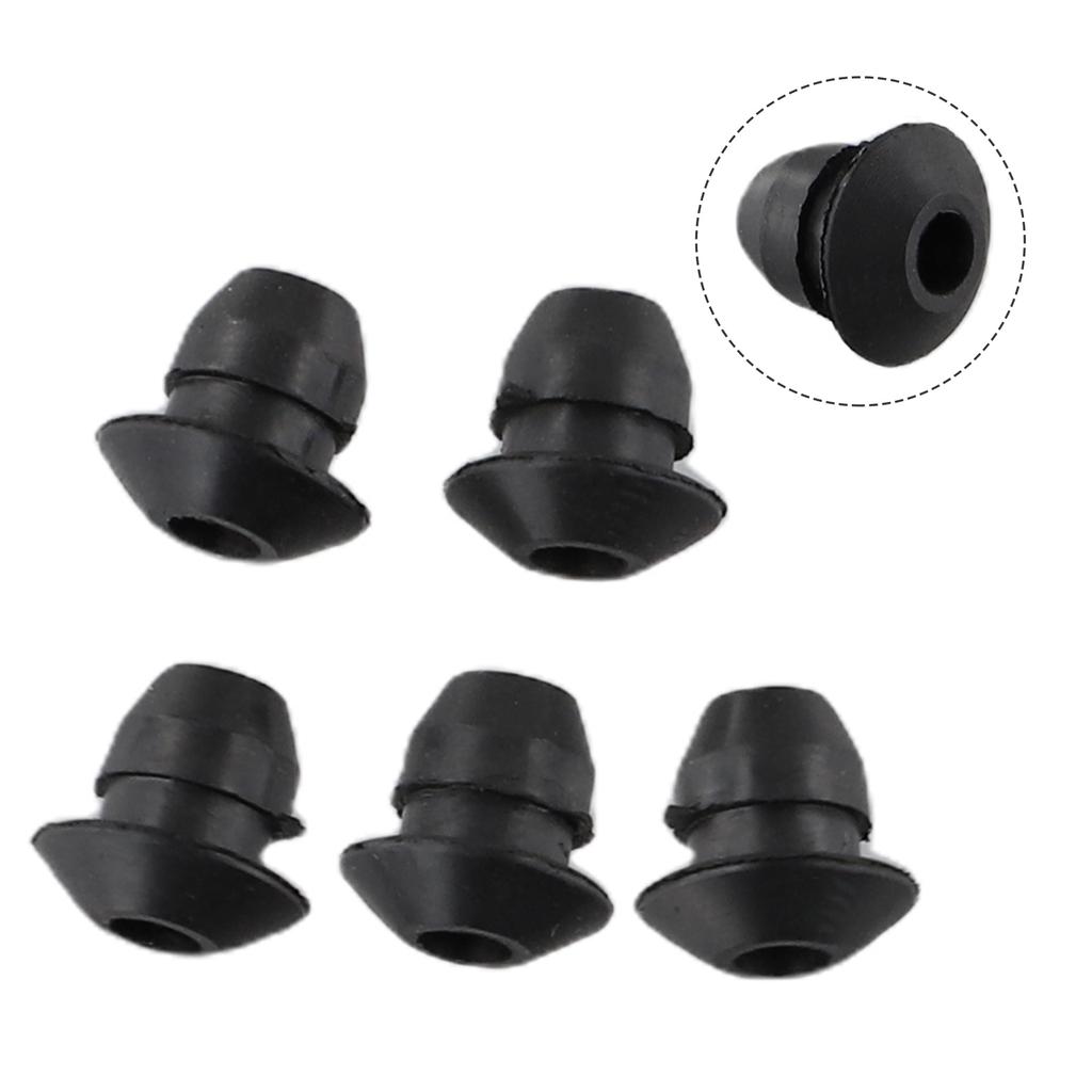 5pcs Fuel Tank Grommet 1 Hole X 9mm Fits For BG75 FS40 HL75 TS460 019T BR320 BR340 BR380 BR400 Garden String Trimmer Part