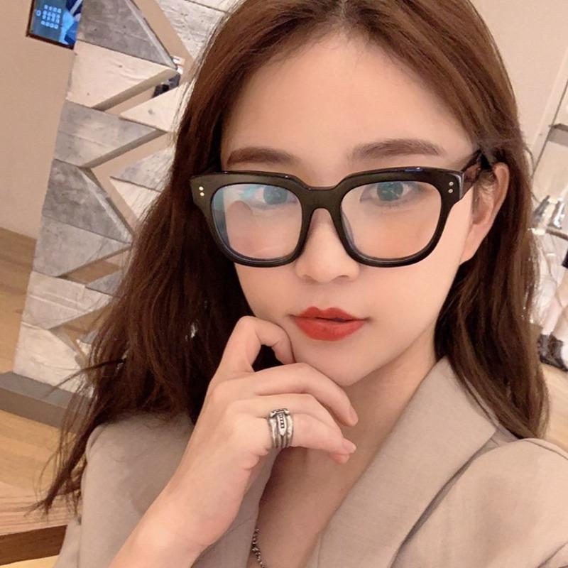 2pcs Anti Blue Light Transparent Anti-Radiation Glasses For Women Glasses Eyeglasses Computer Goggles Eyewear