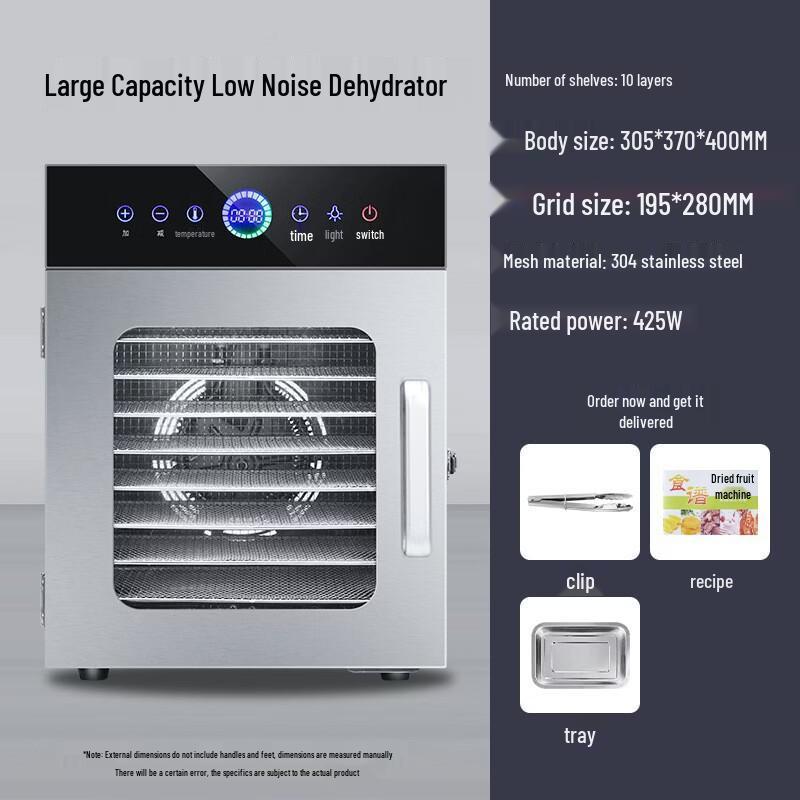 OLOEY 10-Layer Touchscreen Food Dehydrator