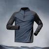 Men's Quick-Dry Half-Zip Training Suit: Long-Sleeved Top and Trousers for Running & Fitness