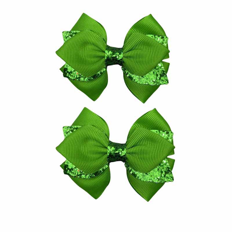 Glitter Bow Swallowtail Butterfly Hair Clip for Kids
