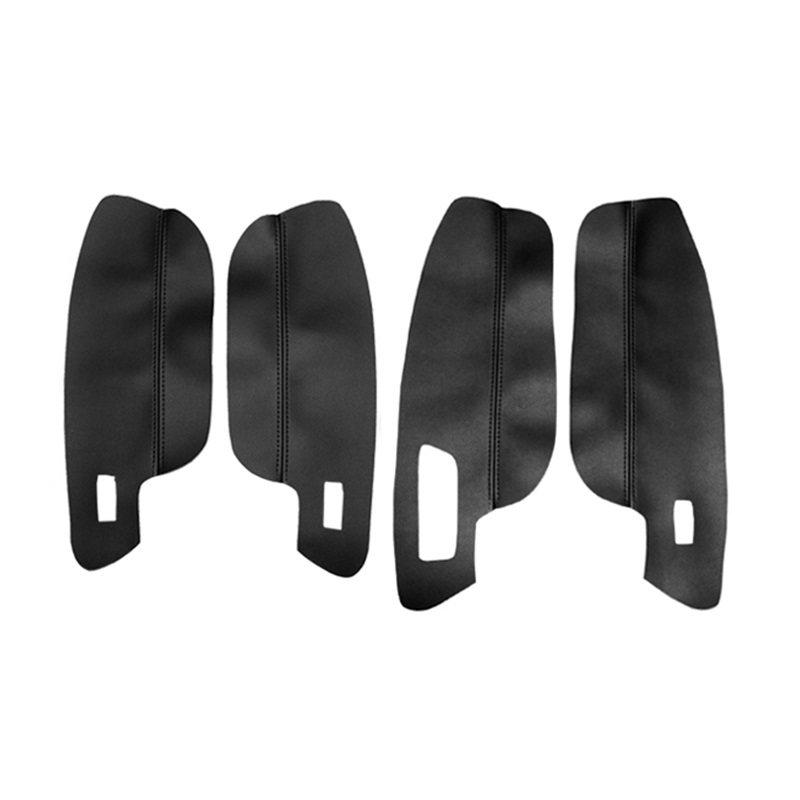 Miękka skórzana osłona podłokietnika do VW Golf 7 2014 2015 2016 2017 2018 4 szt. Naklejka na panel drzwi samochodu Osłona podłokietnika Części wewnętrzne