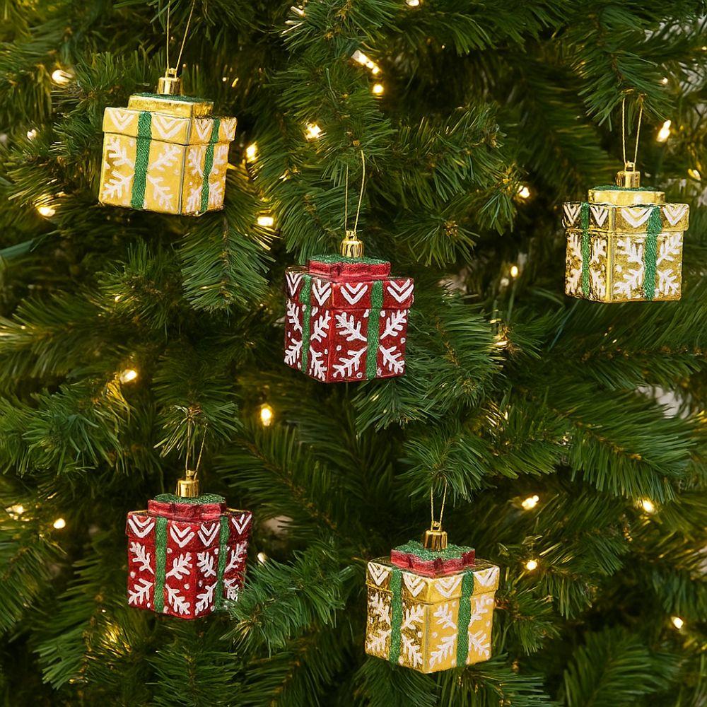 Mini Merry Christmas Decor Colorful Xmas Decorative Pendant  Christmas Party