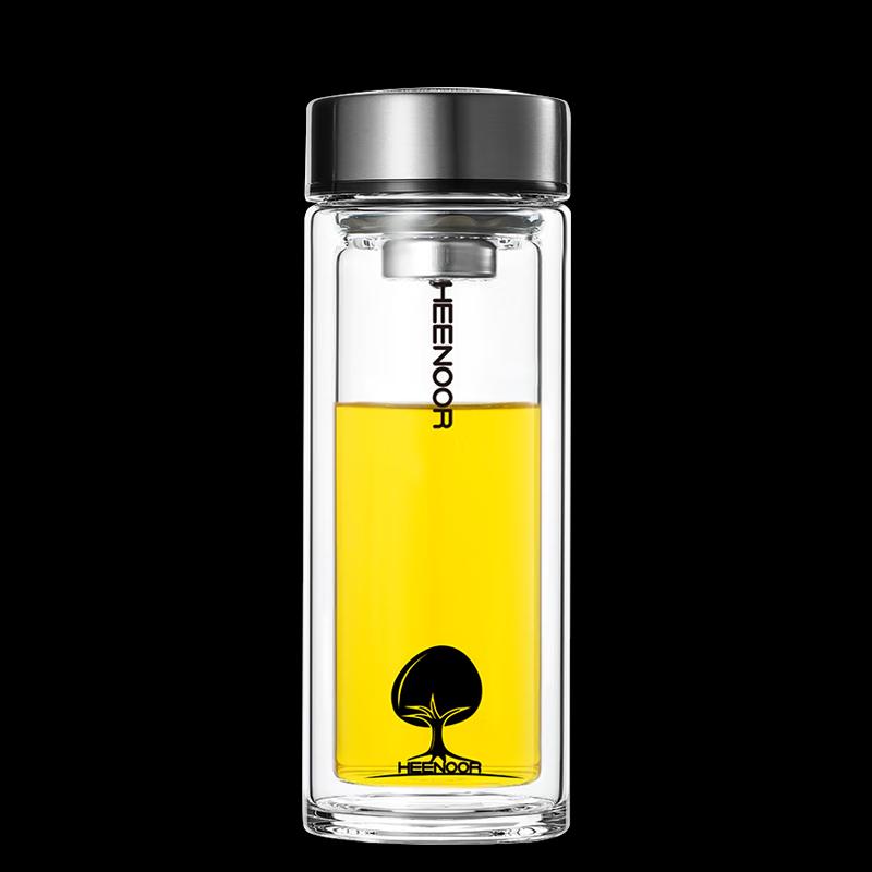 Xinuo Double-Layer Glass Tea Cup