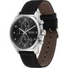 BOSS Skymaster Black Leather Strap Men's Quartz Chronograph Watch 1513782