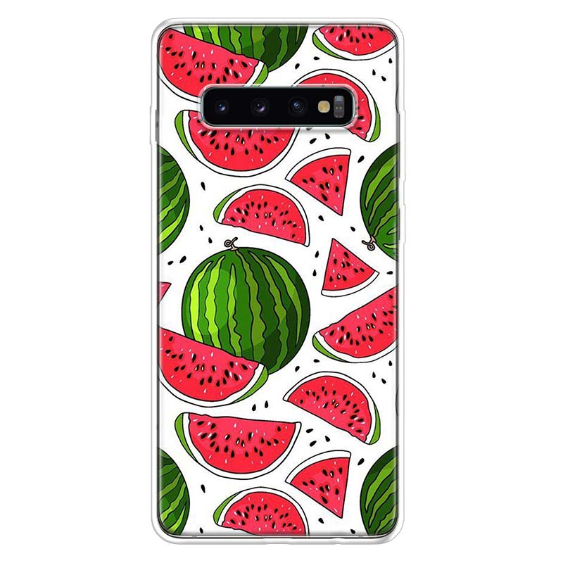 

banana watermelon fruit summer Phone Case For Samsung Galaxy A52 A51 A50S A32 A22 A12 A02S A72 A71 A31 A70 A30S Note 20 Ultra 10 Samsung A50S