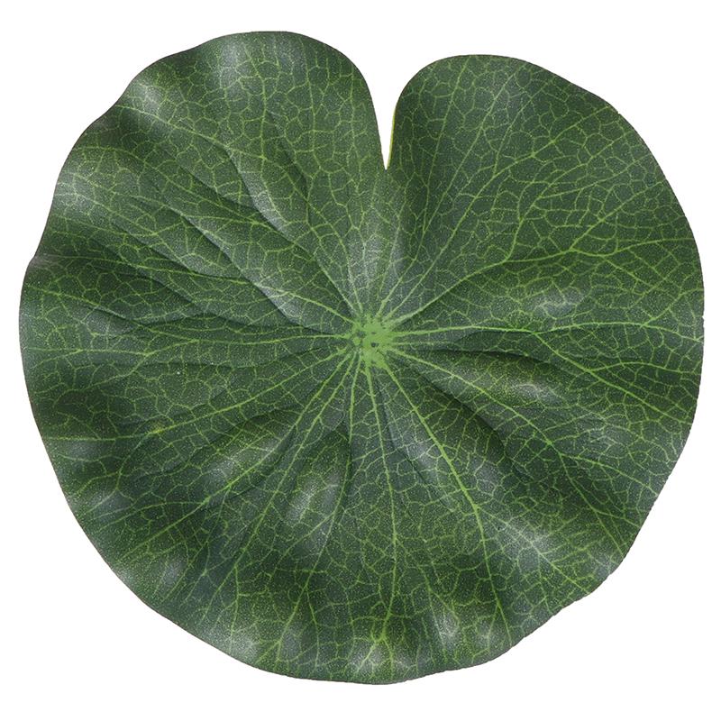 Pack Of 9 Artificial Floating Foam Lotus Leaves Water Lily Pads Ornaments Green