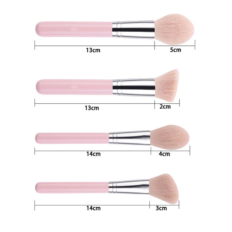 Portable Soft Hair Large Loose Powder & Blush Brush - Ideal for Foundation & Stippling