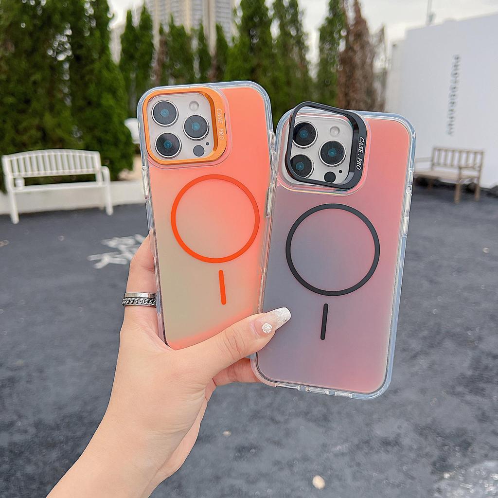 iPhone 17 Pro Max Color-Changing Dragon Lens Holder & Lanyard Case - 16 Bright Colors