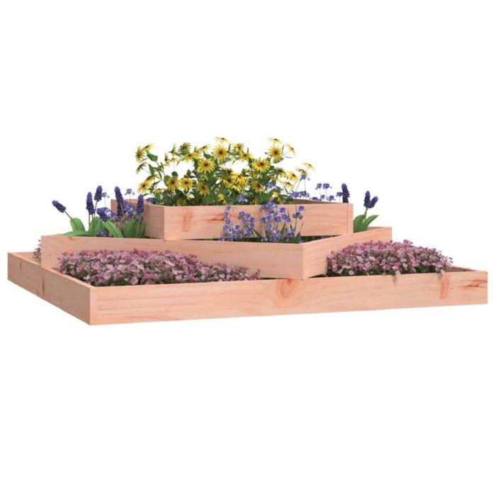 VidaXL Jardinière 112x112x27 cm Bois de douglas massif 823890